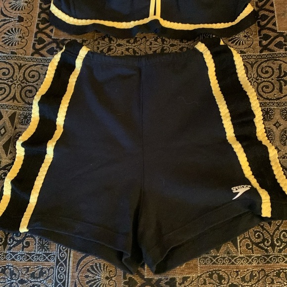 SPEEDO TWO PIECE BIKINI FOR WOMEN BOY-short Bottoms Vintage - Picture 11 of 15